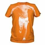 ORANJE T-shirt Copa met afbeelding Speler Maat L