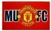 Manchester United FC Vlag Rood Logo