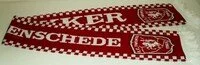 FC Twente Sjaal Rood met witte letters 100% Tukker