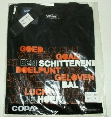COPA T-shirt Zwart met tekst