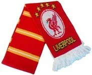 Liverpool FC sjaal stripes yellow-red