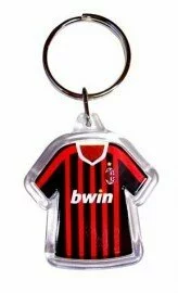 AC Milan Sleutelhanger thuisshirt bwin en Logo - Géén verzendkosten!