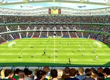 3D Behang Voetbalkamer Stadion