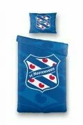 SC Heerenveen Dekbed overtrekset met kussensloop Blauw Logo 140x200 cm